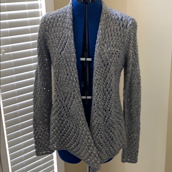 Eileen Fisher open-weaved cardigan. - Picture 2 of 8